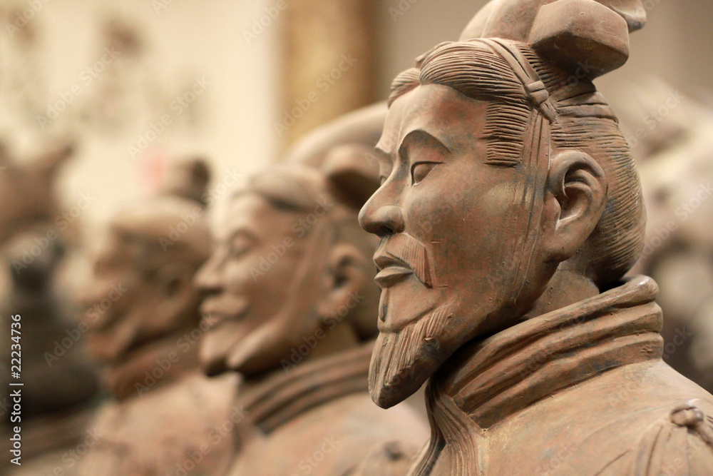 Terracotta warriors, China - obrazy, fototapety, plakaty 