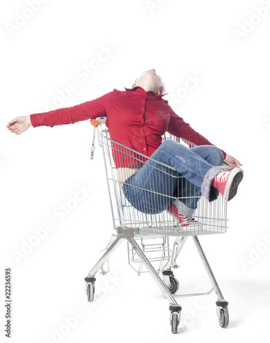 Jeune Femme Dormant Dans Un Caddie De Supermarche Stock Photo Adobe Stock Jeune Femme Dormant Dans Un Caddie De Supermarche Stock Photo Adobe Stock