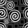 Background from square and spirals