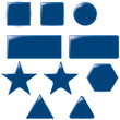 © alvaroc - set of bubbles icons symbols talk glossy speech thought