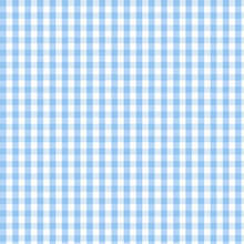 Seamless Blue Plaid Pattern