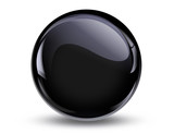 ball reflection, 3d black
