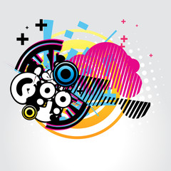 Wall Mural - abstract vector design