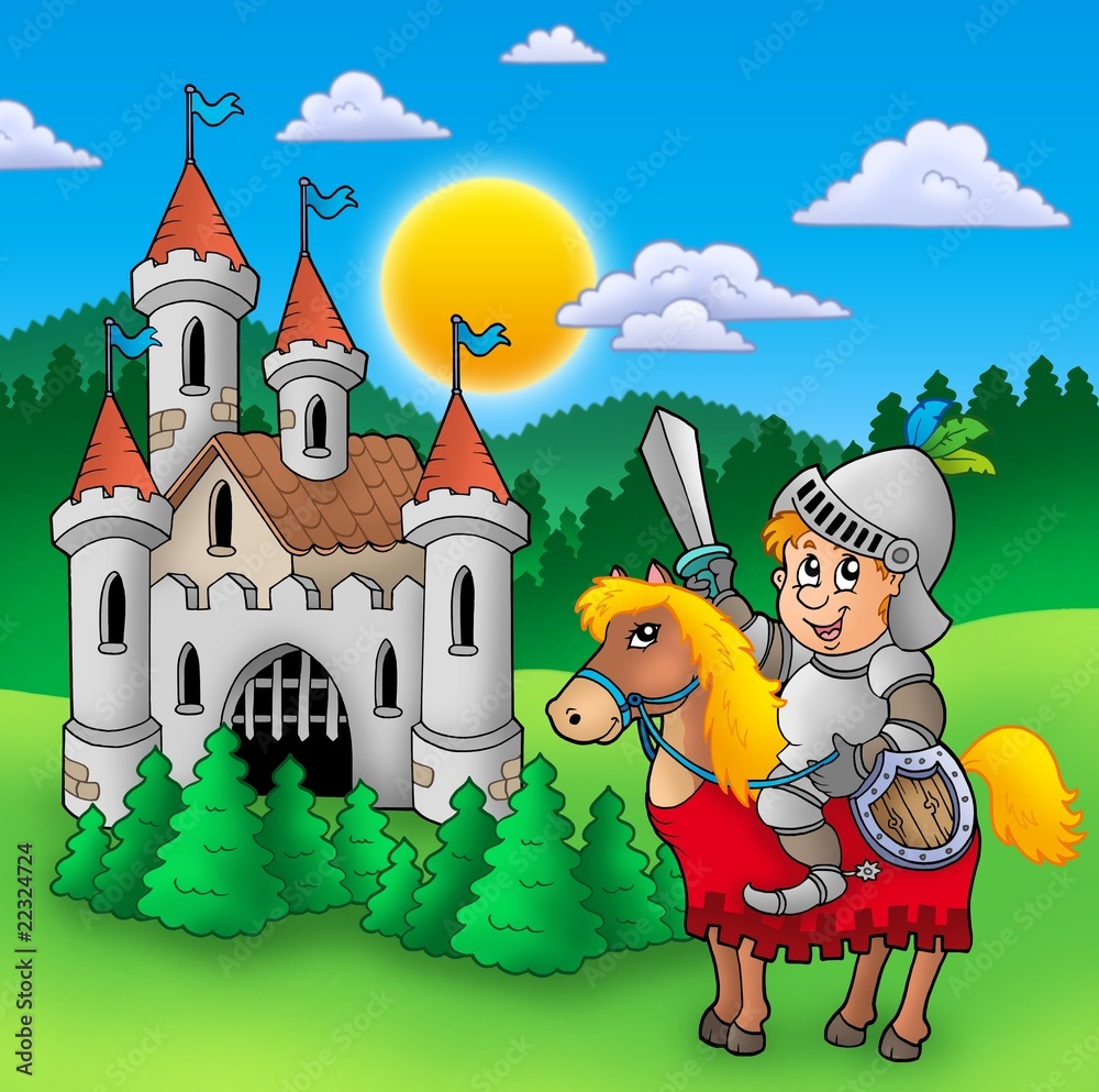 rycerz-na-koniu-na-tle-zamku