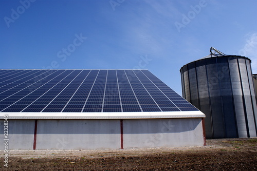 Foto Ferme solaire, centrale solaire, agriculture durable