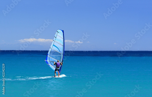 Dekoracja na wymiar  czlowiek-windsurfingu