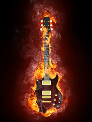 Wall Mural - electric guitar