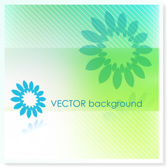 Wall Mural - Floral Design on Vector Background