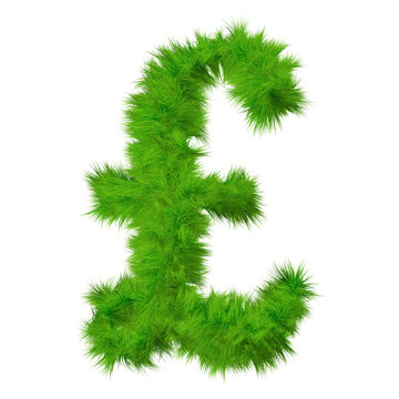 High resolution conceptual grass symbol isolated
