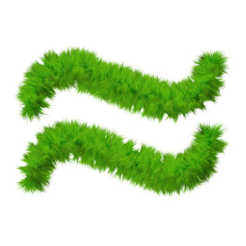High resolution conceptual grass symbol isolated