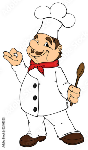 Koch Chefkoch Chef Kochen Stock Illustration Adobe Stock