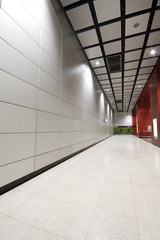 Wall Mural - large business hall in modern building.