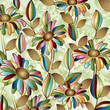 Color Daisy Background