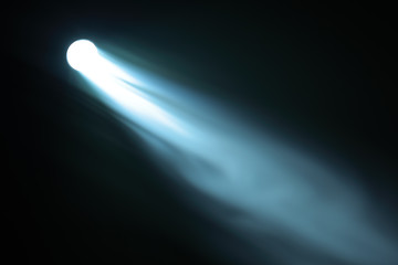 light in smoke
