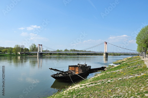 Fotografie, Obraz Pont suspendu de Cosne-Cours-sur-Loire (58)