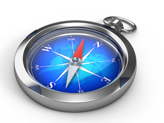 compass isolated on white
