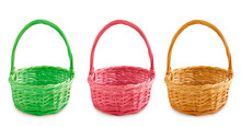 Three Colored Baskets