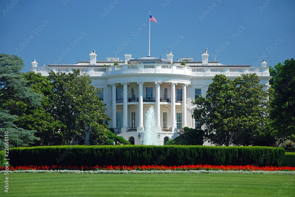 The White House in Washington DC - obrazy, fototapety, plakaty 