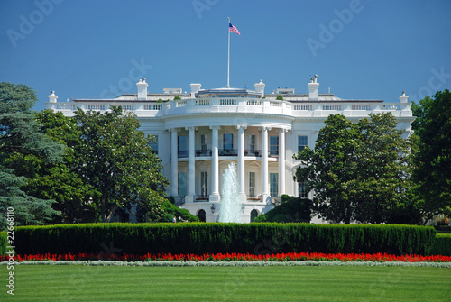 Plakat Biały Dom w Waszyngtonie