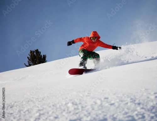 Dekoracja na wymiar  snowboardzista