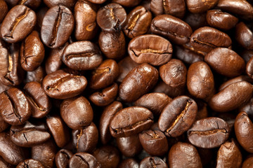 roasted coffee beans background