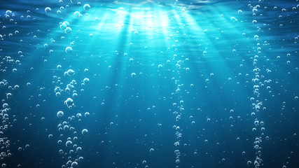 underwater with bubbles. great for backgrounds.