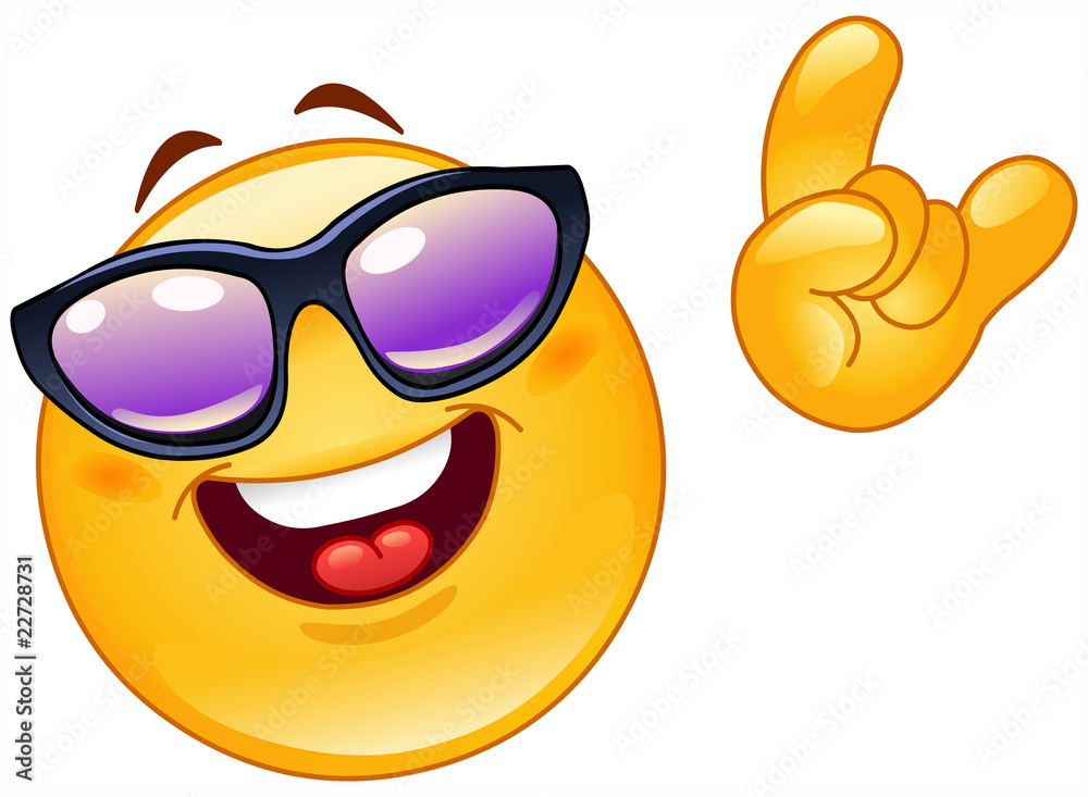 Funky emoticon Stock Vector | Adobe Stock
