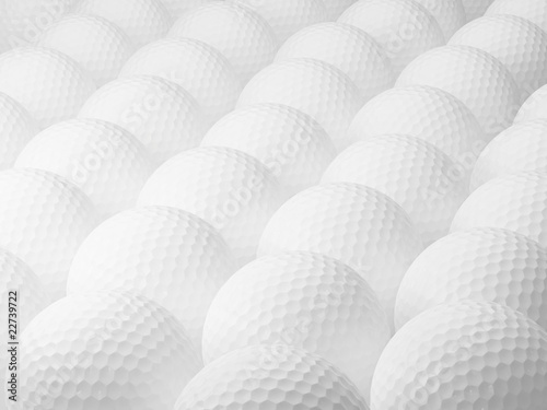 Nowoczesny obraz na płótnie Golf balls