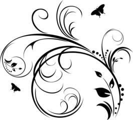 Wall Mural - Branch. Decorative element for design. Vector