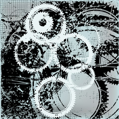 Gears Abstract Background