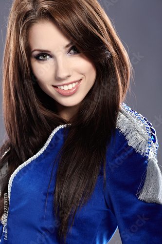 sexy blue jacket