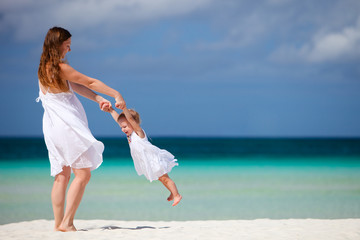 Wall Mural - Mother and daughter