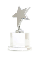 Wall Mural - star award isolated on the white background