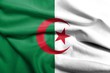 3D Flag of Algeria satin