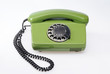 Vintage green telephone