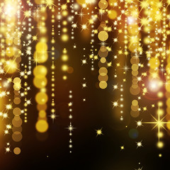 Wall Mural - abstract holiday blinking