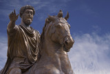 Fototapeta  - Roma, Campidoglio, statua di Marco Aurelio (part.)