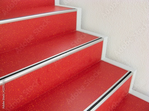 Rote Treppe Treppenstufen Buy This Stock Photo And Explore