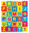 Vector Alphabet Puzzle