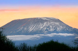 Sunrise on mount Kilimanjaro