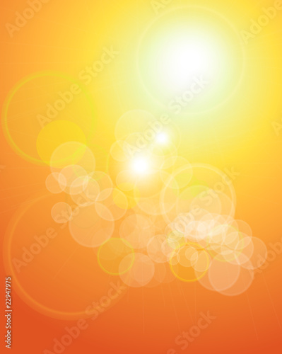 abstract background orange lights