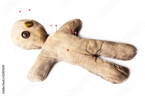 voodoo doll with needles