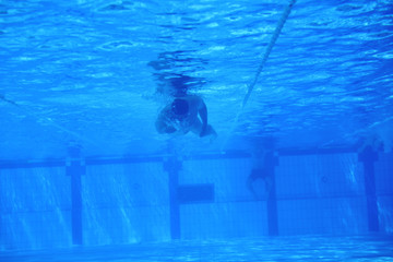 Wall Mural - swimming pool underwater