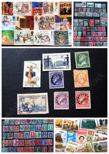 Timbres Francais Anglais Et De Tanzanie Stock Photo Adobe Stock Timbres Francais Anglais Et De Tanzanie Stock Photo Adobe Stock
