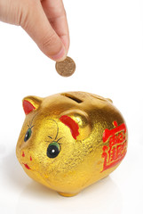 Poster - piggy bank