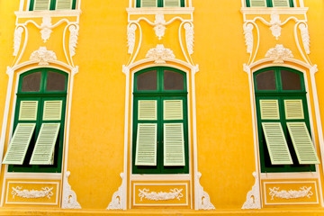 Old style window in Thai