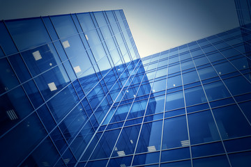 Wall Mural - modern glass business center