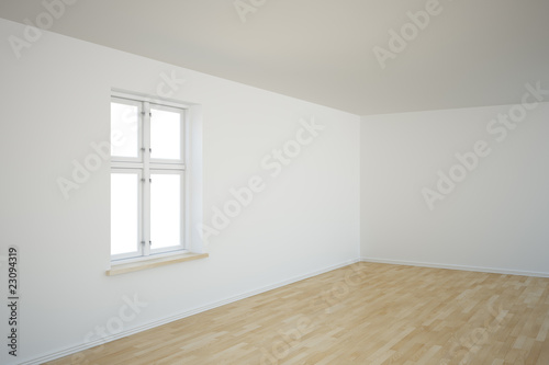 Empty corner with window