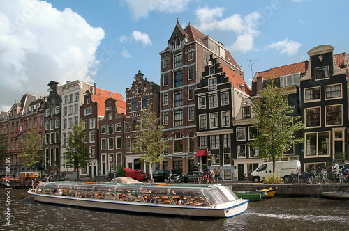 Plakat Kanały w Amsterdamie