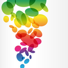 Poster - Colorful rainbow vector background